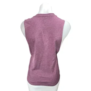 Oaklandish Women's Purple White Sleeveless Graphic Print Bridge Tank Top Size S thumbnail 2