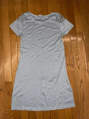 Grey Tshirt Dress thumbnail 3