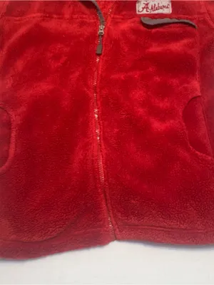 Alabama Crimson Tide KA Red Fleece Zip-Up Jacket Ladies Size Medium thumbnail 6