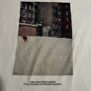 Womens medium Saul Leiter Peace For All Short Sleeve Shirt thumbnail 3