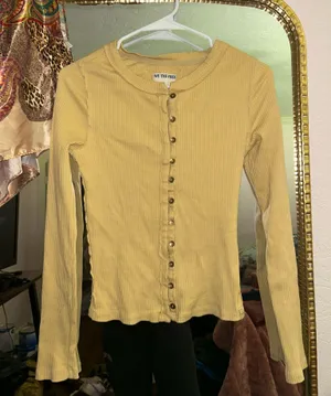 Free People Sweater Top Long Sleeve thumbnail 1