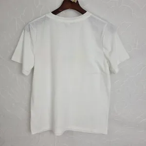 Bae Vely Womens Tops Size‎ Medium White Statement Crew Neck Short Sleeve Shirt thumbnail 6