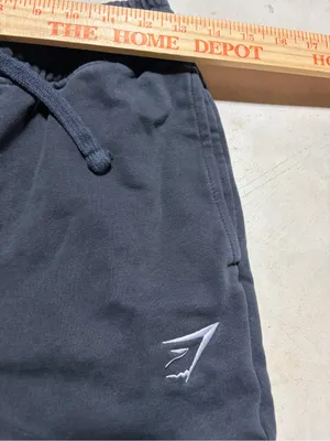Gymshark Black Sweat Joggers with Logo XS thumbnail 4