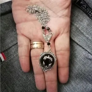 Gothic Bat Silver Plated‎ Pendant Necklace Faux Fashion Jewelry thumbnail 7