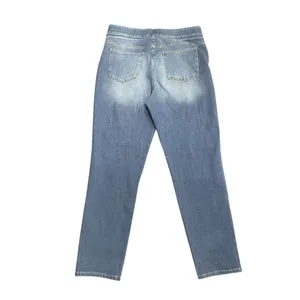 Soft Surroundings Stretch Pull On Elastic Waist Denim Jeans Pants Large Casual thumbnail 2