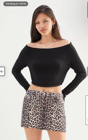 PacSun Cheetah skirt thumbnail 1
