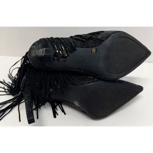 INC Boots Size 5.5 Black Western Ankle‎ Booties Pointed Toe Evening Shoes NEW thumbnail 10