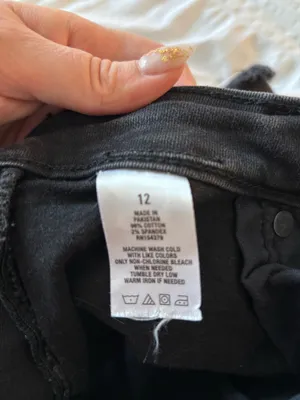 Aeropostale Black Vintage High-Rise Shorty Short thumbnail 4