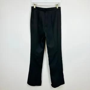 Walter Baker Atlas Wide Leg Pants Black Trouser Minimalist Office Slit Small NWT thumbnail 6