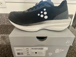 Craft Pro Endur Distance Women's Running Shoes Black White 8.5 NWT thumbnail 1