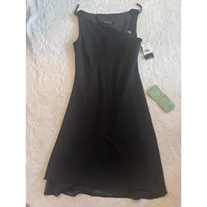 Women's size 14 S.L. Fashions black formal dress Made In U S A thumbnail 2