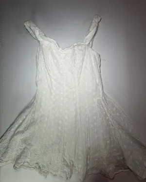 Princess Polly White Eyelet Mini Sundress thumbnail 1