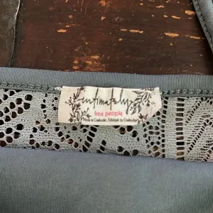 Free People Teal Lace Bralette Cami Size S thumbnail 3