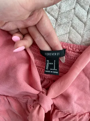 Forever 21 Pink Crop Top thumbnail 4
