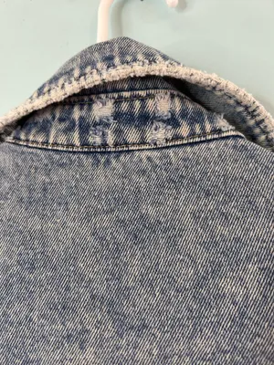 Women’s Mono B faded blue denim jackets small thumbnail 5