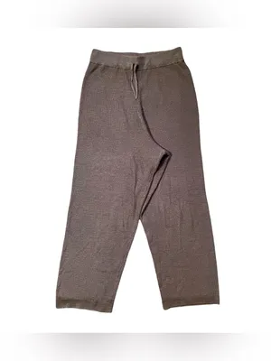 Free People FP Beach Malibu Brown Surf Knit Pants XL thumbnail 3