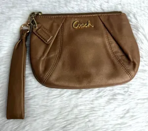COACH Par Brown Wristlet thumbnail 1