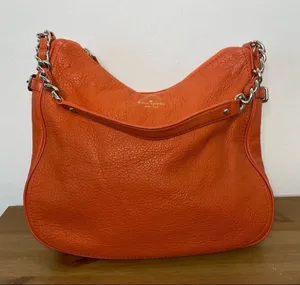 Kate Spade ♠️ Finley Satchel/Shoulder Bag in Burnished Geranium 🍊 thumbnail 1