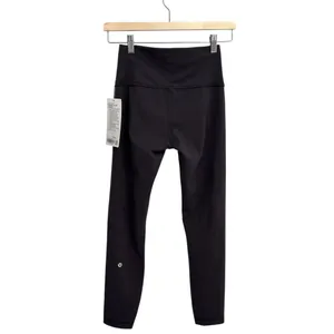NWT Lululemon Wunder Train HR Tight 25" black size 6 Authentic thumbnail 3