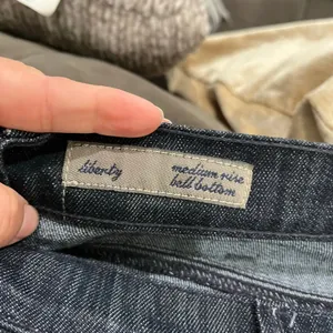 Y2K Citizens of Humanity Liberty Bell Bottom‎ Jeans Dark Wash USA 28 Boho thumbnail 4
