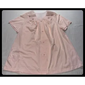 Shadowline Pajama Set Womens S Pink Lace Floral Button Front Loungewear thumbnail 10