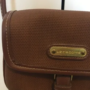 Vintage brown Liz Claiborne crossbody purse thumbnail 4