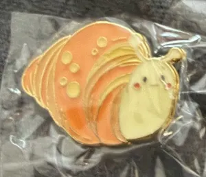 Snail Enamel Pin Orange thumbnail 1