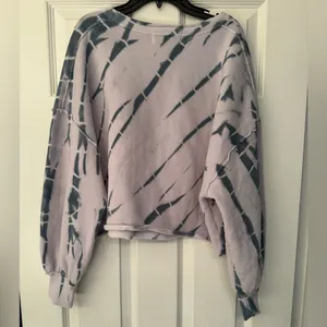 Wildfox Olivia Muse Spiral Dye Women’s Lavender & Blue Sweatshirt Size XS thumbnail 7