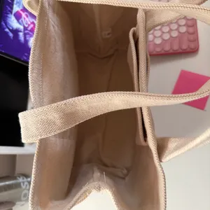 glossier utility tote bag Tan thumbnail 3