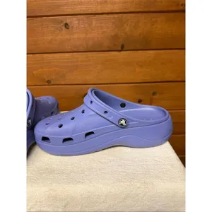 Crocs Womans Baya Platform Clogs purple Sz 11 thumbnail 7