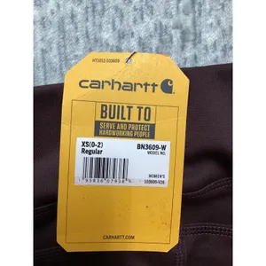 Carhartt Force Fitted Lightweight‎ Utility Legging BN3609-W Burgundy Womens XS thumbnail 7