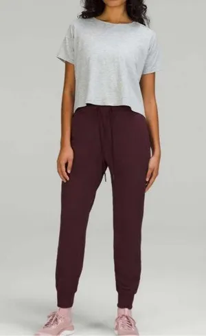 LULULEMON- Ready to Rulu High-Rise Jogger Cassis Sweatpants Athletic Travel Pant thumbnail 1