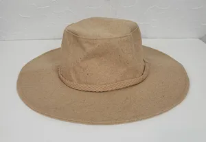 ASN Womens Harper Floppy Hat Tan Felt Packable Wide FabFitFun Boho NEW thumbnail 1