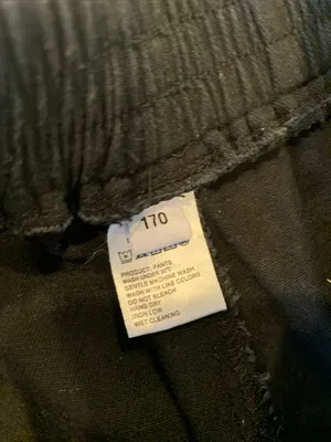 Sangtree Women’s Size 170 ~ Small / Medium Black Casual Cargo Jogger Pants thumbnail 4