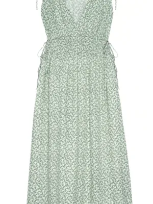 Rails Constantine Midi Dress In Green Garden Tie Details Size Small thumbnail 3