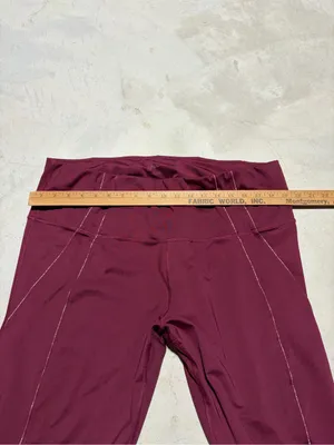 Nike yoga Maroon Active Leggings dri-fit 3X thumbnail 3