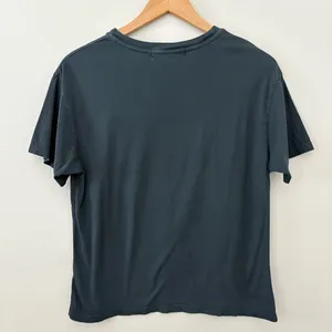 DAYDREAMER FOR FREE PEOPLE Stones Flocked‎ Leopard Tongue Tee Size XS thumbnail 3