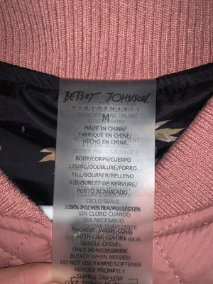 Betsey Johnson Bomber Jacket thumbnail 3