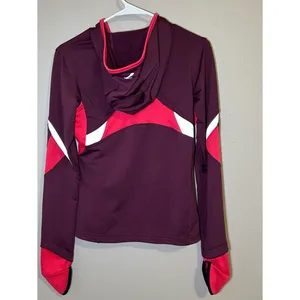 Brooks Pink Purple Half Zip Reflective Running Pullover Sweater Women’s Medium thumbnail 5