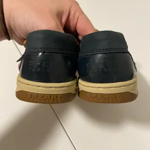 Sperry women’s blue shoes with pink plaid —‎ size 9.5 thumbnail 3