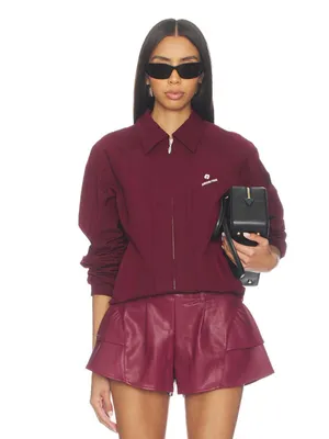 NWOT Free People Star Dust Faux Leather Short Pull On Burgundy Medium thumbnail 2