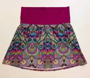 Title Nine Wmn's Size M Fold Over Waist Hiking Skirt 173403 Boho Gypsy Fairy thumbnail 1