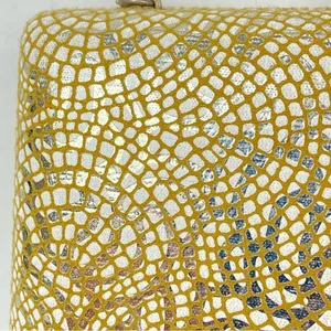 SONDRA ROBERTS Metallic Etched Box Clutch thumbnail 5