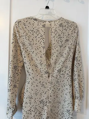 HYFVE HYFVE HYFVE Black and Cream Polka Dot Dress thumbnail 7