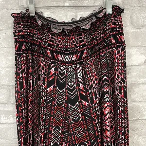 C’est La Vie Wide Leg Print Pant Black Size L thumbnail 2