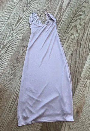ZARA Pink Shiny Dress thumbnail 8