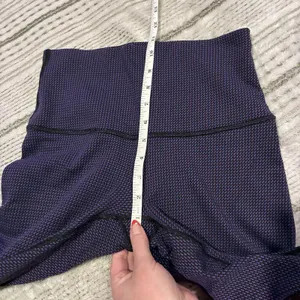 Lululemon Wunder Under High Rise Legging Purple Black Small Check Size 6 EUC thumbnail 2