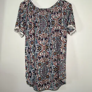 SJS Women’s Short Sleeve‎ Casual Blouse Size Large thumbnail 3