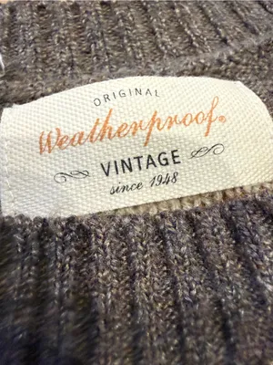 Weatherproof Fair Isle Crewneck Sweater - Gray with Mustard & White thumbnail 3