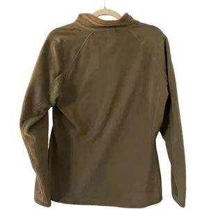 The North Face Quarter Zip Fleece Women's Size Large Olive Warm Hiking Active thumbnail 2